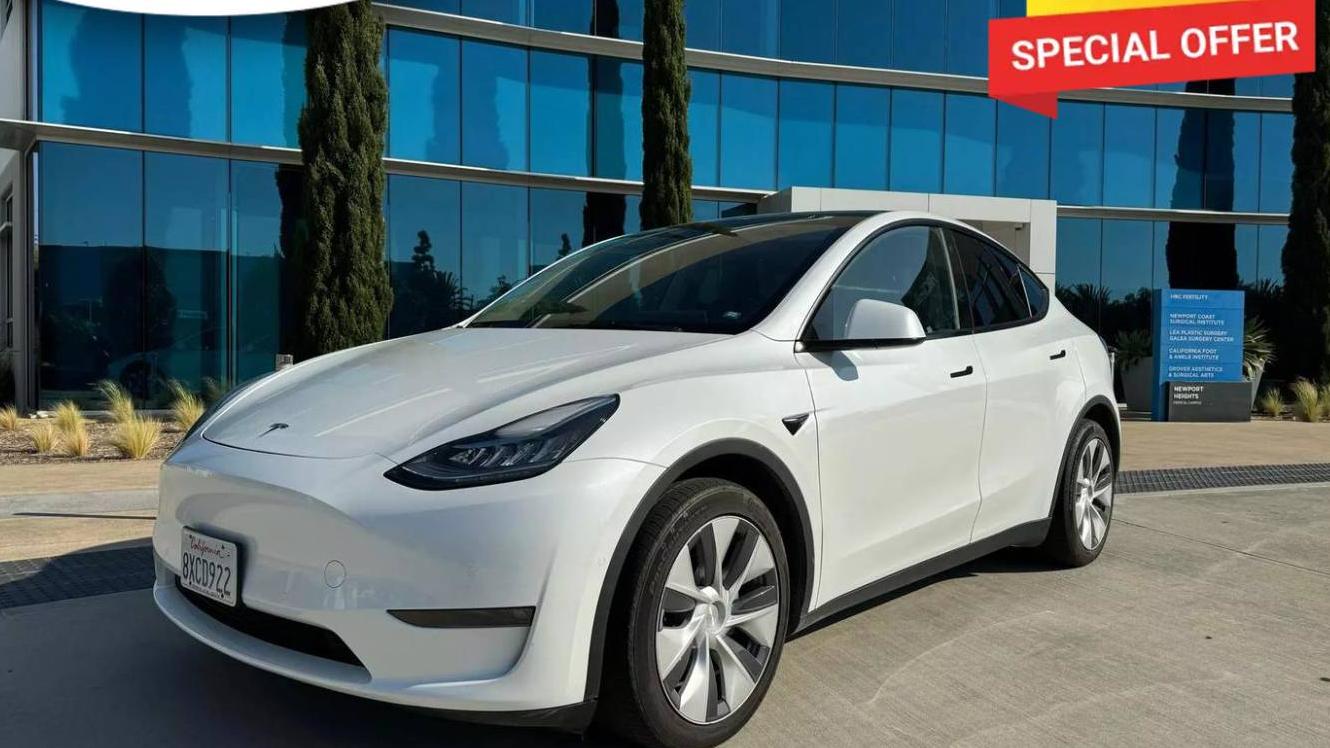 TESLA MODEL Y 2021 5YJYGDEE0MF229215 image